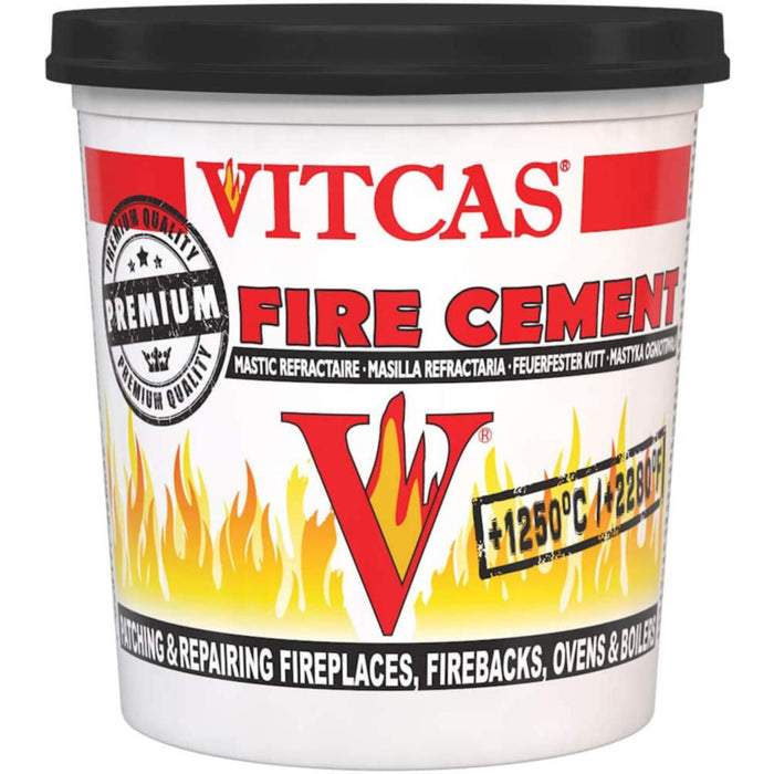 Vitcas Fire Cement 2kg Black