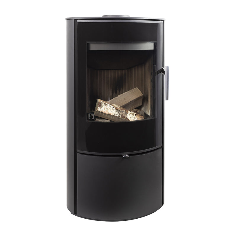 Arada Lagom 4 kW Black Steel Wood Burning Stove