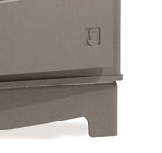 Arada Farringdon Large Eco Grey Stove Stand Close up 