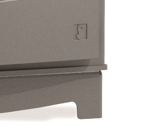 Arada Farringdon Large Eco Grey Stove Stand Close up 