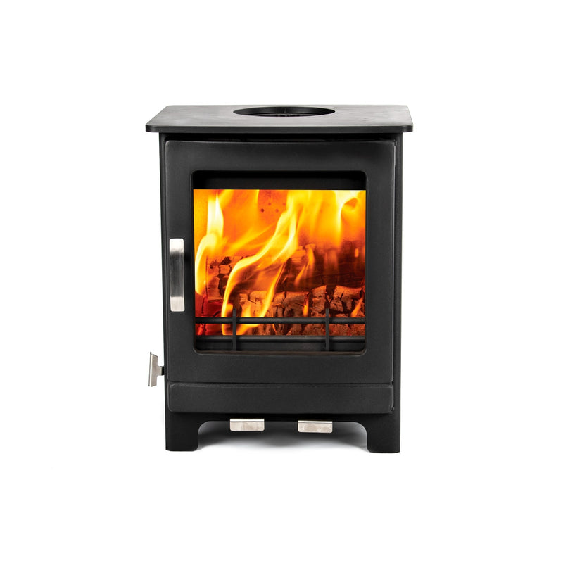 Mazona Ripley 5kW Multifuel Woodburning Stove, Freestanding, Eco Design Approved, Defra Approved
