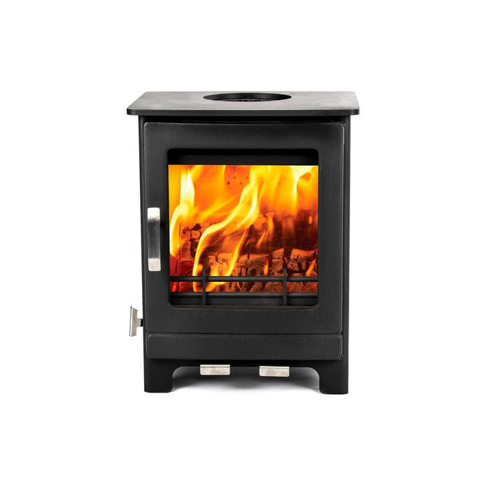 Mazona Ripley 5kW Multifuel Woodburning Stove, Freestanding, Eco Design Approved, Defra Approved