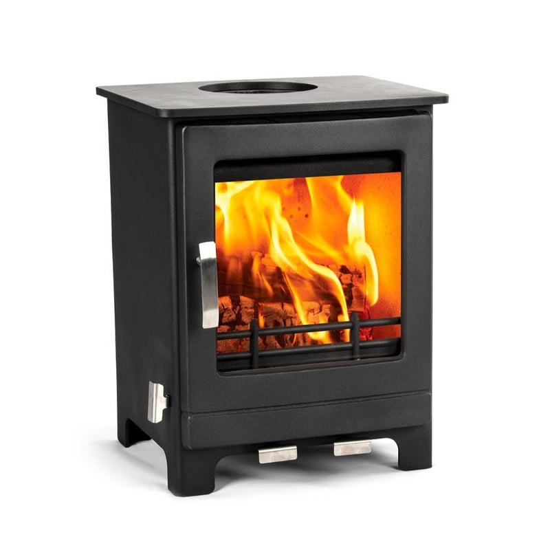 Mazona Ripley 5kW Multifuel Woodburning Stove, Freestanding, Eco Design Approved, Defra Approved