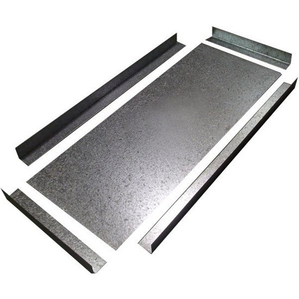 Blank Galvanised Register Plate Kit