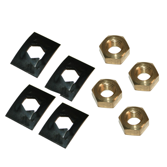 Arada Glass Clips & Nuts 4 Pack VFS206
