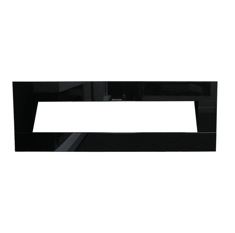 Zara Fire 50" Glass Frame Black